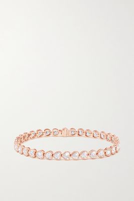 Anita Ko - 18-karat Rose Gold Diamond Bracelet - one size