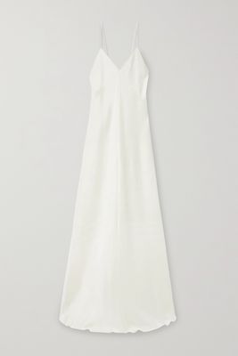The Row - Guinevere Silk-satin Gown - White