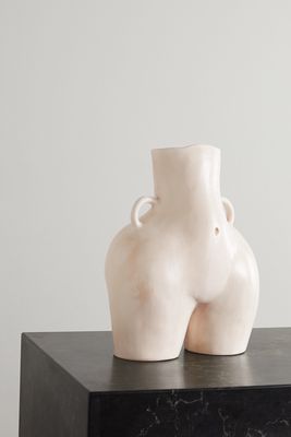 Anissa Kermiche - Love Handles Ceramic Vase - Cream