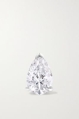 Maria Tash - 18-karat White Gold Diamond Earring - one size