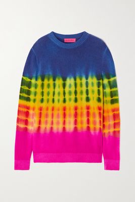 The Elder Statesman - Tie-dyed Cashmere Sweater - Pink