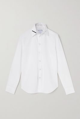 Bottega Veneta - Embellished Cotton-poplin Shirt - White