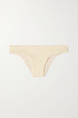 Haight - Basic Ribbed Bikini Briefs - White