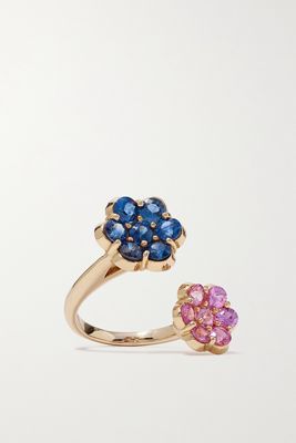 Bayco - 18-karat Rose Gold Sapphire Ring - 6