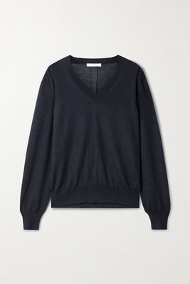 The Row - Stockwell Cashmere Sweater - Blue