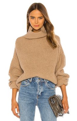 ANINE BING Sydney Sweater in Tan