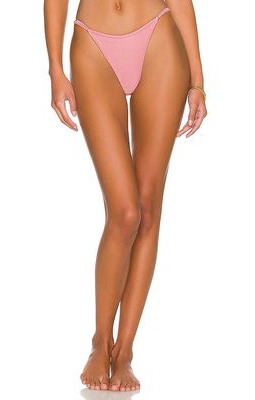 Tropic of C Luna Bikini Bottom in Pink