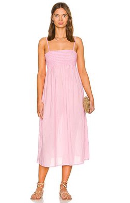 ACACIA x REVOLVE Bonnie Cotton Dress in Pink