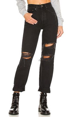 Boyish The Toby High Rise Relaxed Tapered in Black