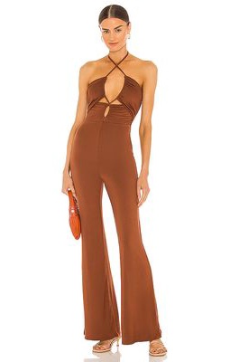 House of Harlow 1960 x REVOLVE Lorenza Jumpsuit in Brown