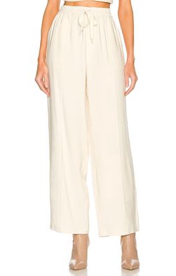 Ena Pelly Zoey Woven Pant in Ivory