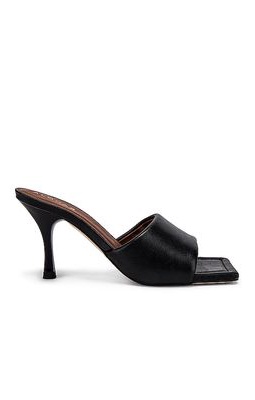 ALOHAS Puffy Mule in Black