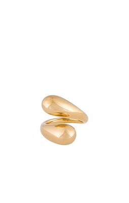 SOKO Twisted Dash Ring in Metallic Gold