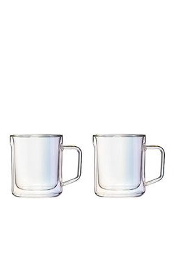 Corkcicle Glass Mug 12oz Double Pack in Pink.