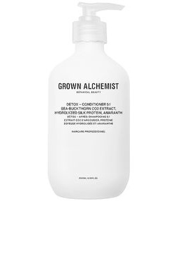 Grown Alchemist Detox Conditioner 0.1 in Sea-Buckthorn CO2 Extract & Hydrolyzed Silk Protein & Amaranth.