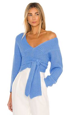 Atoir Perfect Game Knit Sweater in Blue