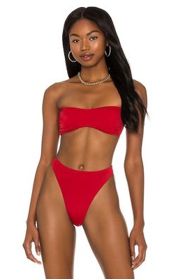 Norma Kamali x REVOLVE Sunglass Bikini Top in Red
