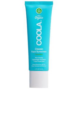 COOLA Classic Face Organic Sunscreen Lotion SPF 30 in Cucumber.