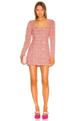 Lovers and Friends Amira Mini Dress in Pink