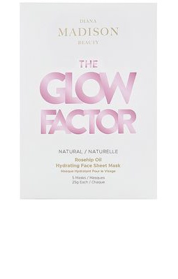 Diana Madison Beauty The Glow Factor Face Mask 5 Pack in Beauty: NA.