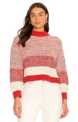 Callahan Beale Pullover Sweater in Red