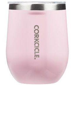 Corkcicle Stemless 12 oz in Pink.