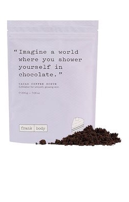 frank body Cacao Coffee Scrub in Beauty: NA.