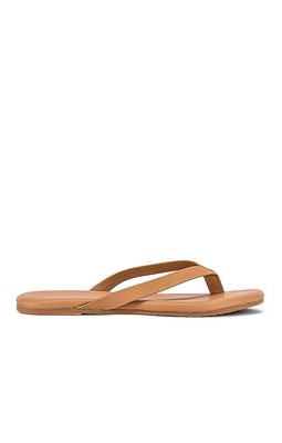 TKEES The Boyfriend Sandal in Beige