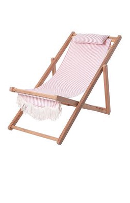 business & pleasure co. Sling Chair in Pink.