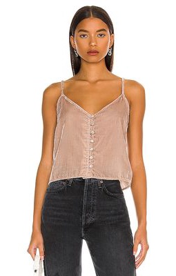 AMUSE SOCIETY Billie Woven Top in Blush