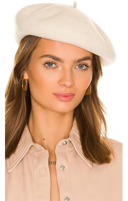 Brixton Audrey Beret in Ivory