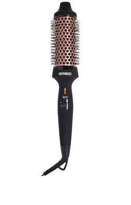 amika Blowout Babe Thermal Brush in Black & Rose Gold.
