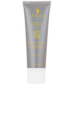 UnSun Cosmetics Mineral Tinted Face Sunscreen SPF 30 in Medium/Dark.