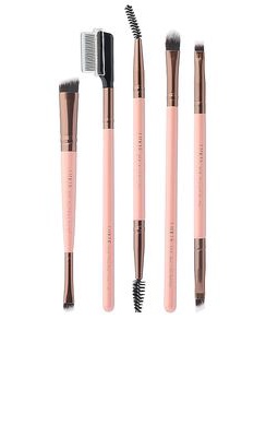 Luxie Brow Set in Rose Gold.