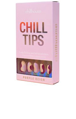 Chillhouse Purple Reign Chill Tips Press-On Nails in Purple Reign.
