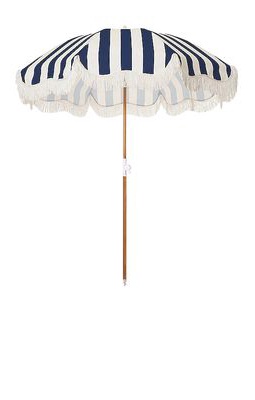 business & pleasure co. Holiday Beach Umbrella in Navy.