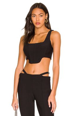 h:ours Azaria Top in Black