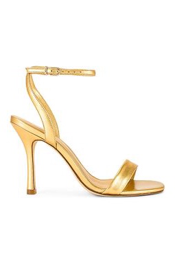 Larroude The Nyx Heel in Metallic Gold