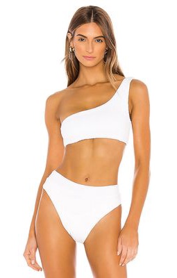F E L L A Lazarus Bikini Top in White