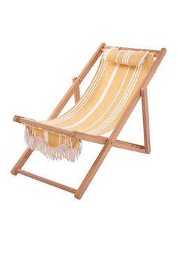 business & pleasure co. Sling Chair in Yellow.