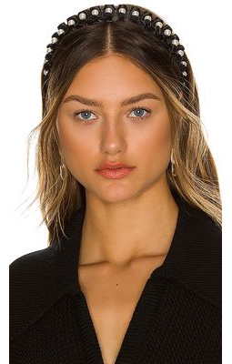Eugenia Kim Rafaela Headband in Black.