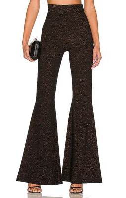Victor Glemaud Flare Leg Pant in Black
