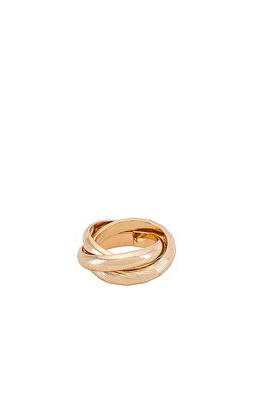 Ettika Layered Ring in Metallic Gold