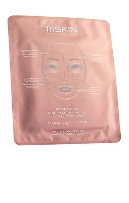 111Skin Rose Gold Brightening Facial Treatment Mask.