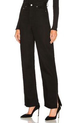 Dr. Denim Echo Shoe Cut Straight in Black