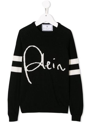 Philipp Plein Junior signature pullover - Black