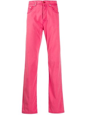 Kiton regular-fit jeans - Pink