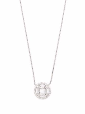 Loyal.e Paris 18kt recycled white gold Perpétuel.le diamond pavé necklace - Silver