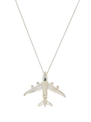 Natia X Lako Airplane pendant necklace - Silver