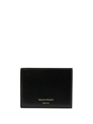 Common Projects logo stamp billfold wallet - Black